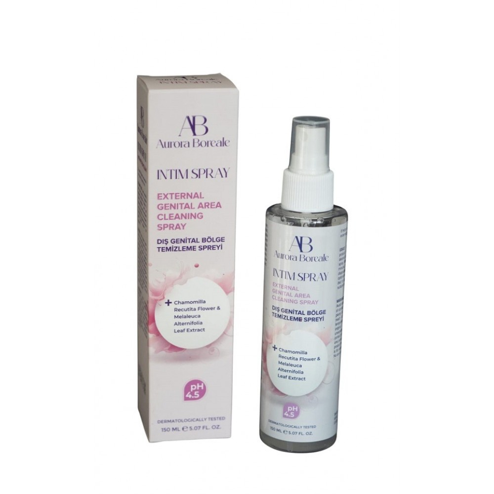 AURORA BOREALE 150 ML İNTİM SPRAY DIŞ GENİTAL BÖLĞE TEMİZLEME SPREYİ — görsel 3