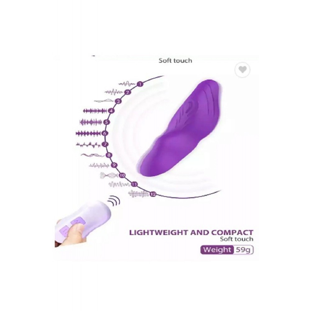 12 Farklı Titreşimli Uzaktan Kumandalı Giyilebilir Ultra Kaliteli Yeni Nesil Modern Vibratör