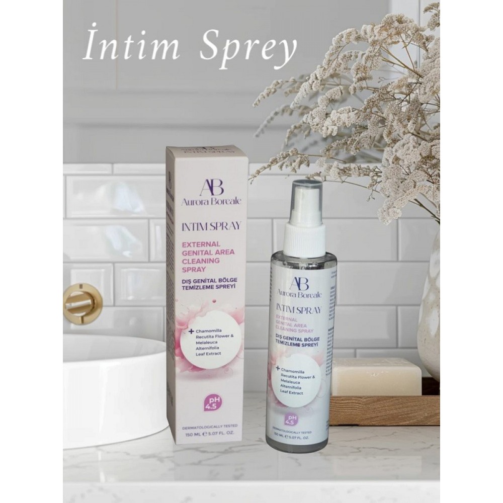 AURORA BOREALE 150 ML İNTİM SPRAY DIŞ GENİTAL BÖLĞE TEMİZLEME SPREYİ — görsel 2