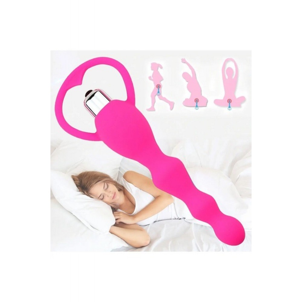 Anal Plug Boğumlu Güçlü Titreşimli