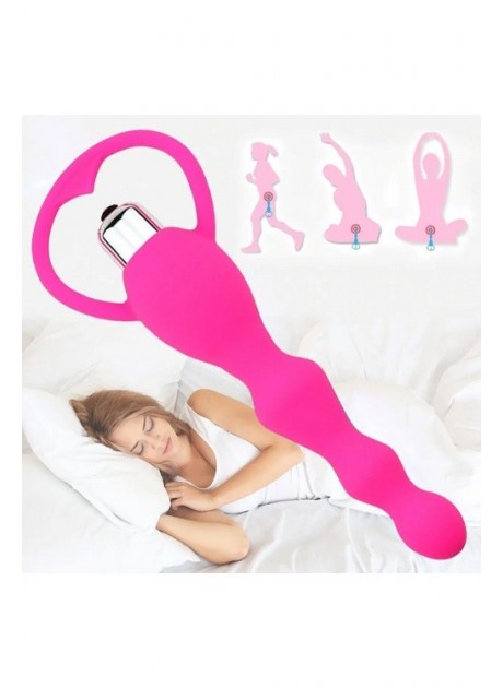 Anal Plug Boğumlu Güçlü Titreşimli