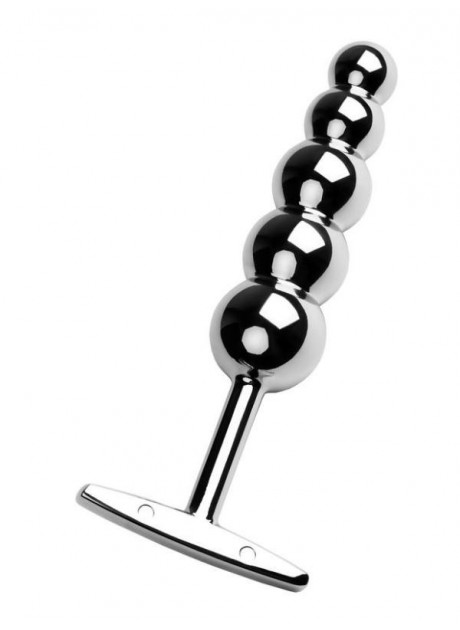Anal Plug Metal gümüş 15 cm