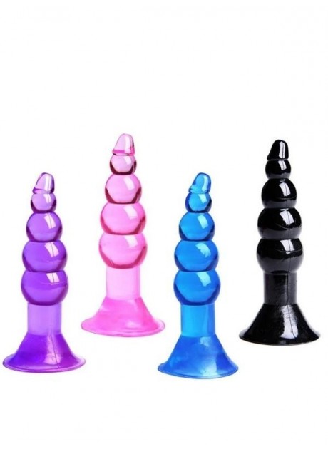 mega doppeldildo Butt Plug Vantuzlu Jel 14 cm main image 0
