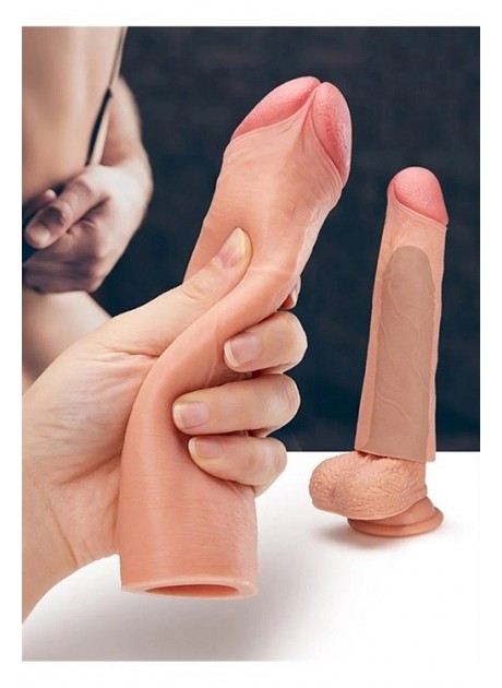 Dolgulu Realistik Penis Kılıfı