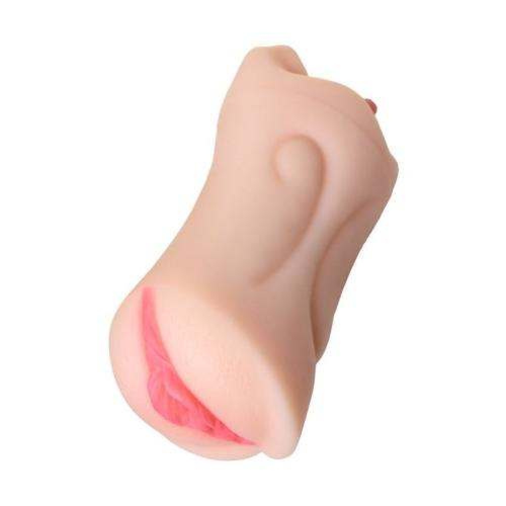 Juicy Pussy Masturbator Realistik Fruity Tongu Ağız ve Vajina TPE Ten 19 cm — görsel 2