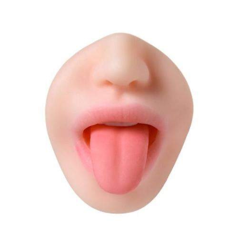 Juicy Pussy Masturbator Realistik Fruity Tongu Ağız ve Vajina TPE Ten 19 cm — görsel 4