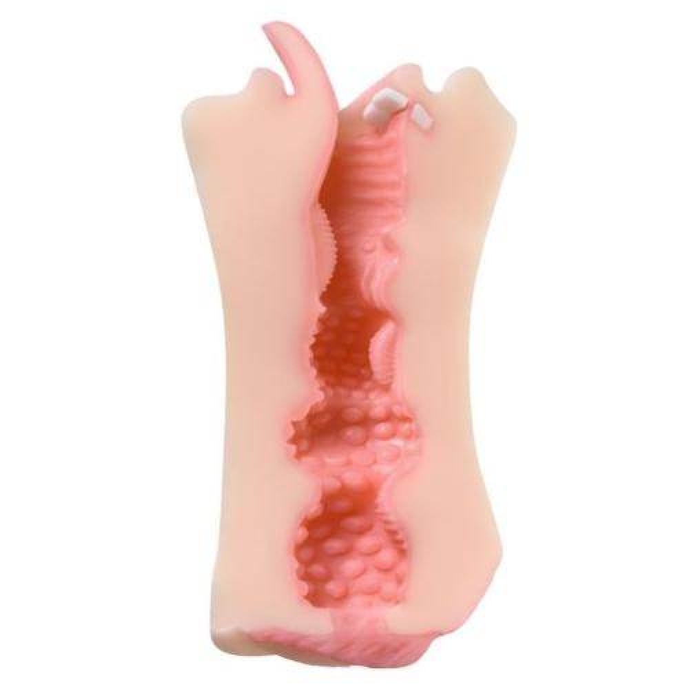Juicy Pussy Masturbator Realistik Fruity Tongu Ağız ve Vajina TPE Ten 19 cm — görsel 5