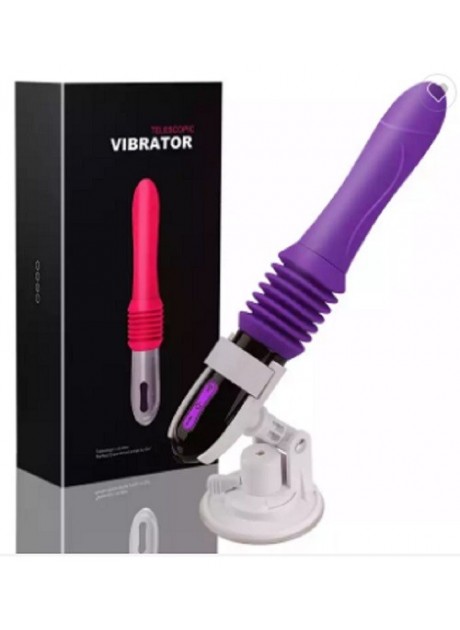 Kaliteli Hareketli Mor Renk Vibratör Sex Makinası