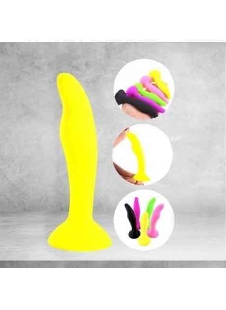 Sarı Renk Silikon Anal Plug