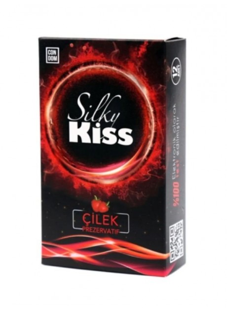 Silky Kiss Çilek Aromalı Prezervatif