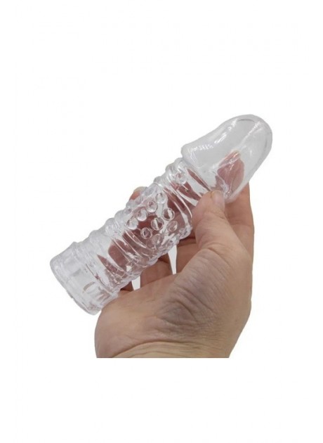 Tırtıklı Şeffaf Penis Kılıfı