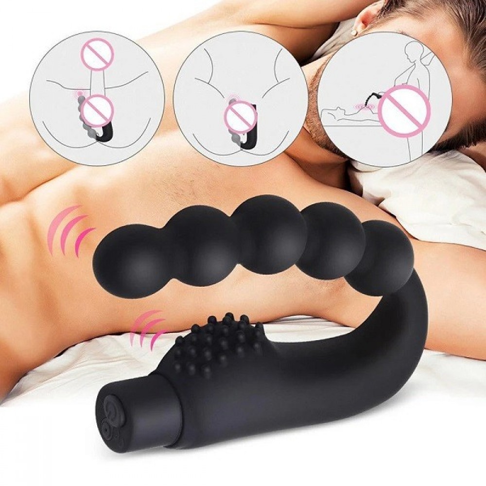 Uyarıcı etkili prostat titreşimli anal plug
