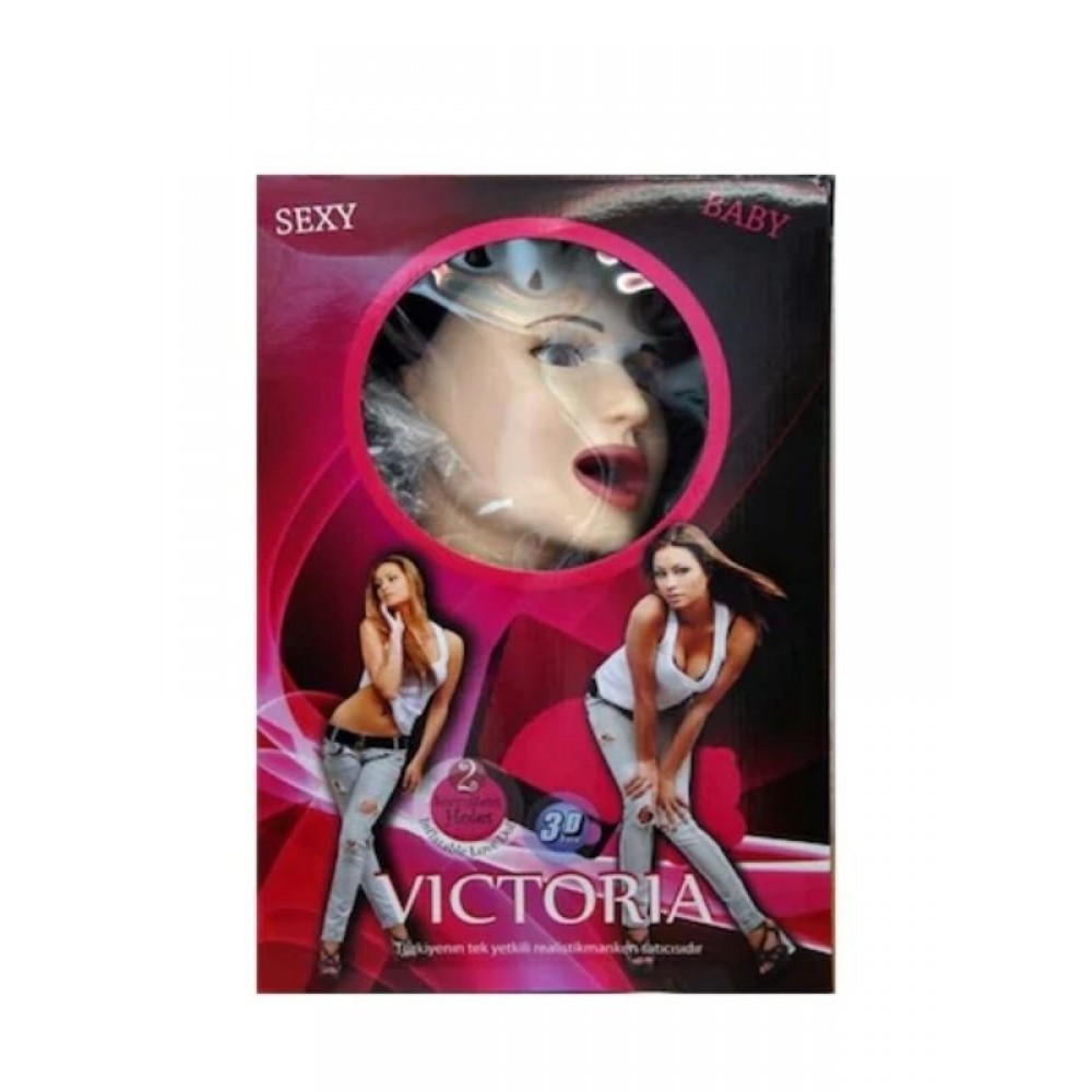 Victoria Büyük Boy Titreşimli Sesli Realistik Şişme Kadın
