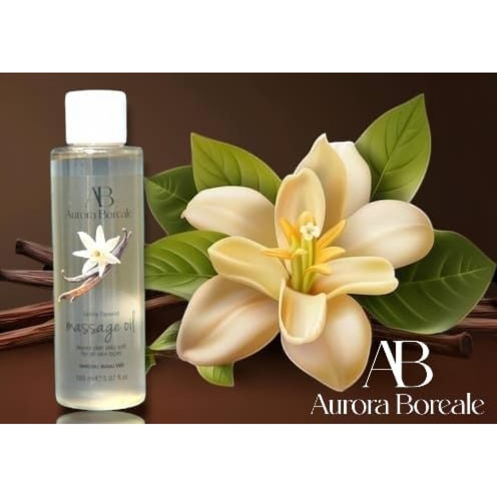 Aurora Boreale Vanilya Aromalı Masaj Yağı 150 ML Isıtıcı Etkili