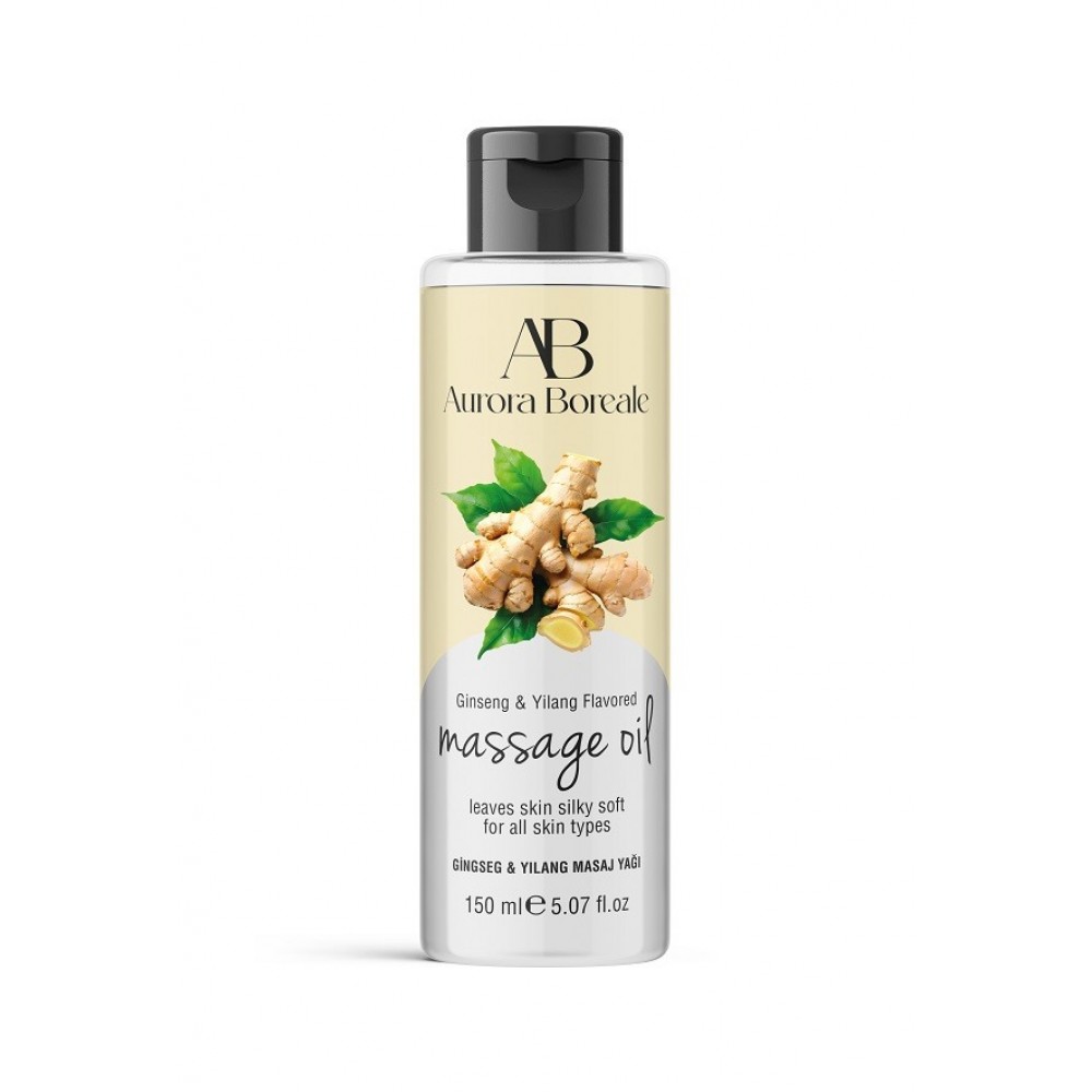 Aurora Boreale Ginseng Aromalı Masaj Yağı 150 Ml Isıtıcı Etkili