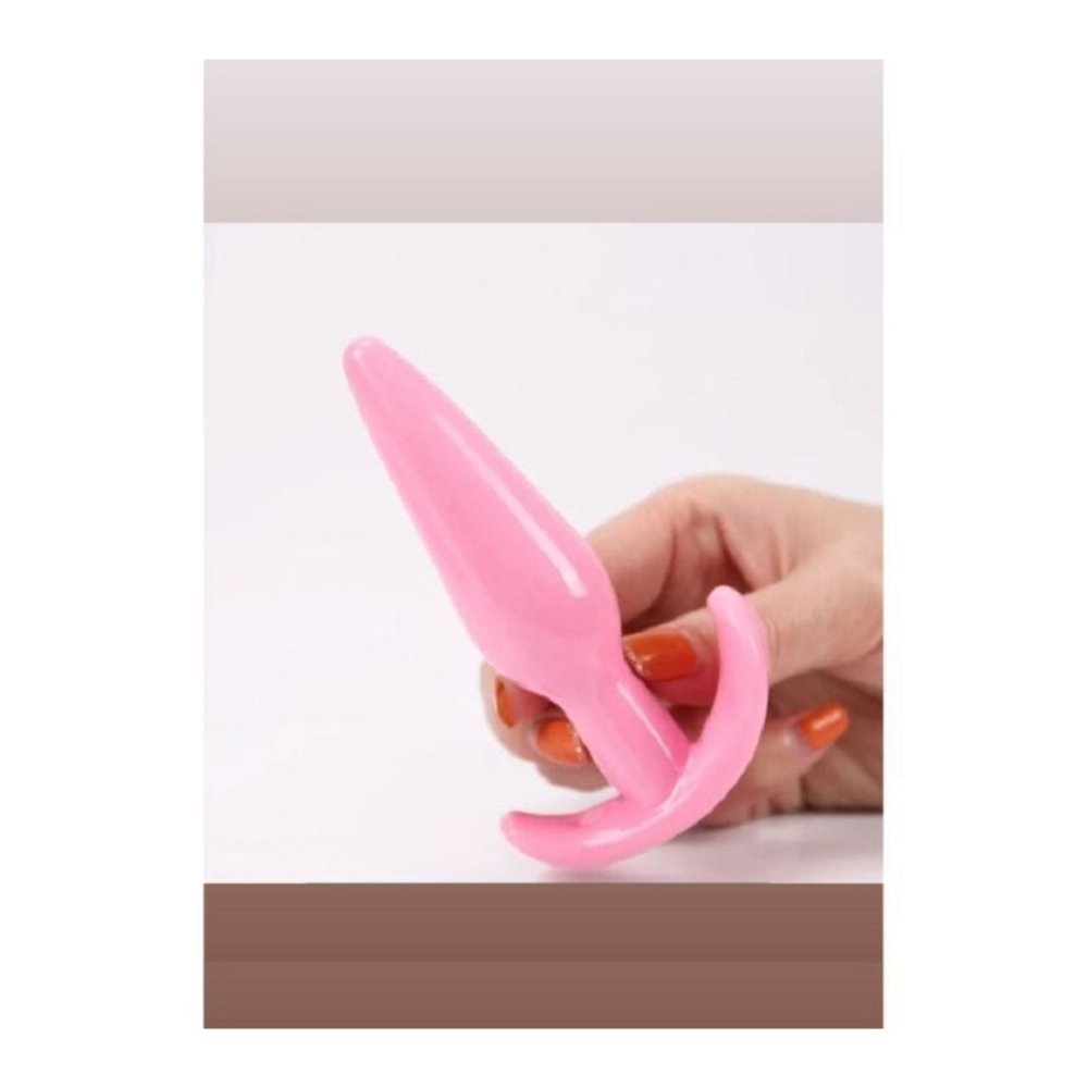 10 cm Uzunlukta Pembe Renk Anal Oyuncak Anal Plug Tıkaç