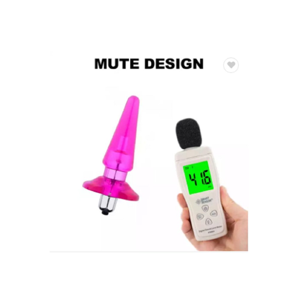 14 Cm Pembe Renk L Beden Titreşimli Anal Oyuncak Plug — görsel 5