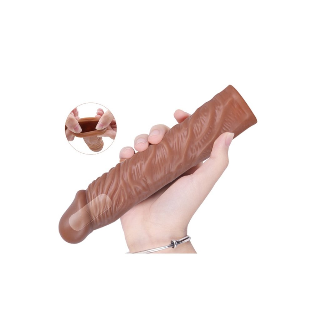 19 Cm Penis Kılıf Oyuncak Dildo Kılıfı Premium Ananaslı Kayganlaştırıcı Jel Set — görsel 4