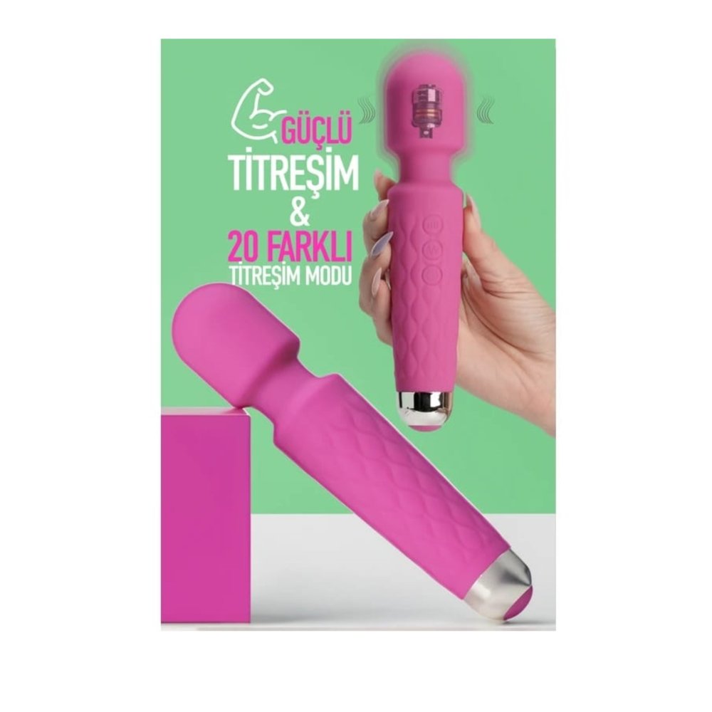 20 Titreşim Modlu Şarjlı Su Geçirmez Dildo Vibratör Masaj Aleti Kayganlaştırıcı jel Temizleme Seti — görsel 2
