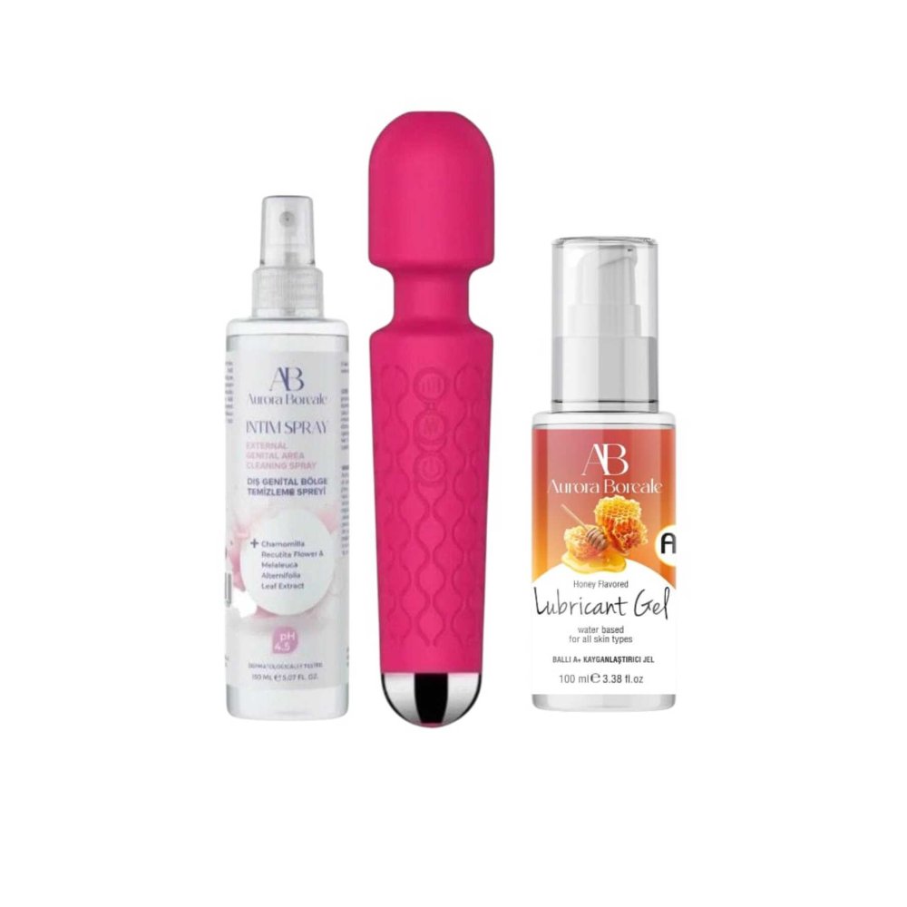 A + Plus Ballı Kayganlaştırıcı Jel 100 ML İntim Oyuncak Temizleyici Serum USB Şarjlı Lüx Vibratör