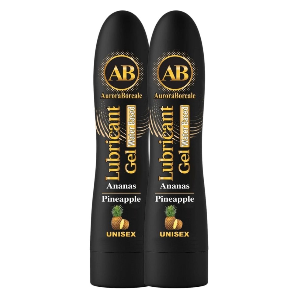 Ananas Aromalı Yenilebilir Kayganlaştırıcı Jel Lubricant Gel 125x125 250 ML 2 li Set — görsel 3