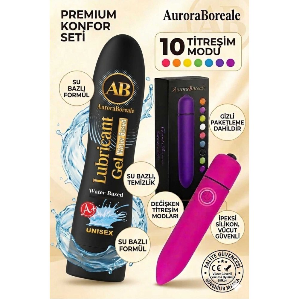 G Noktası Mini Vibratör AuroraBoreale Hediyeli Kayganlaştırıcı