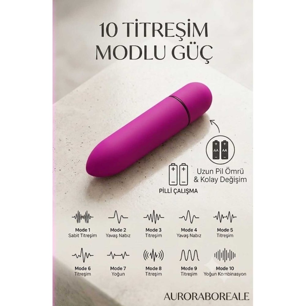 G Noktası Mini Vibratör AuroraBoreale Hediyeli Kayganlaştırıcı — görsel 3