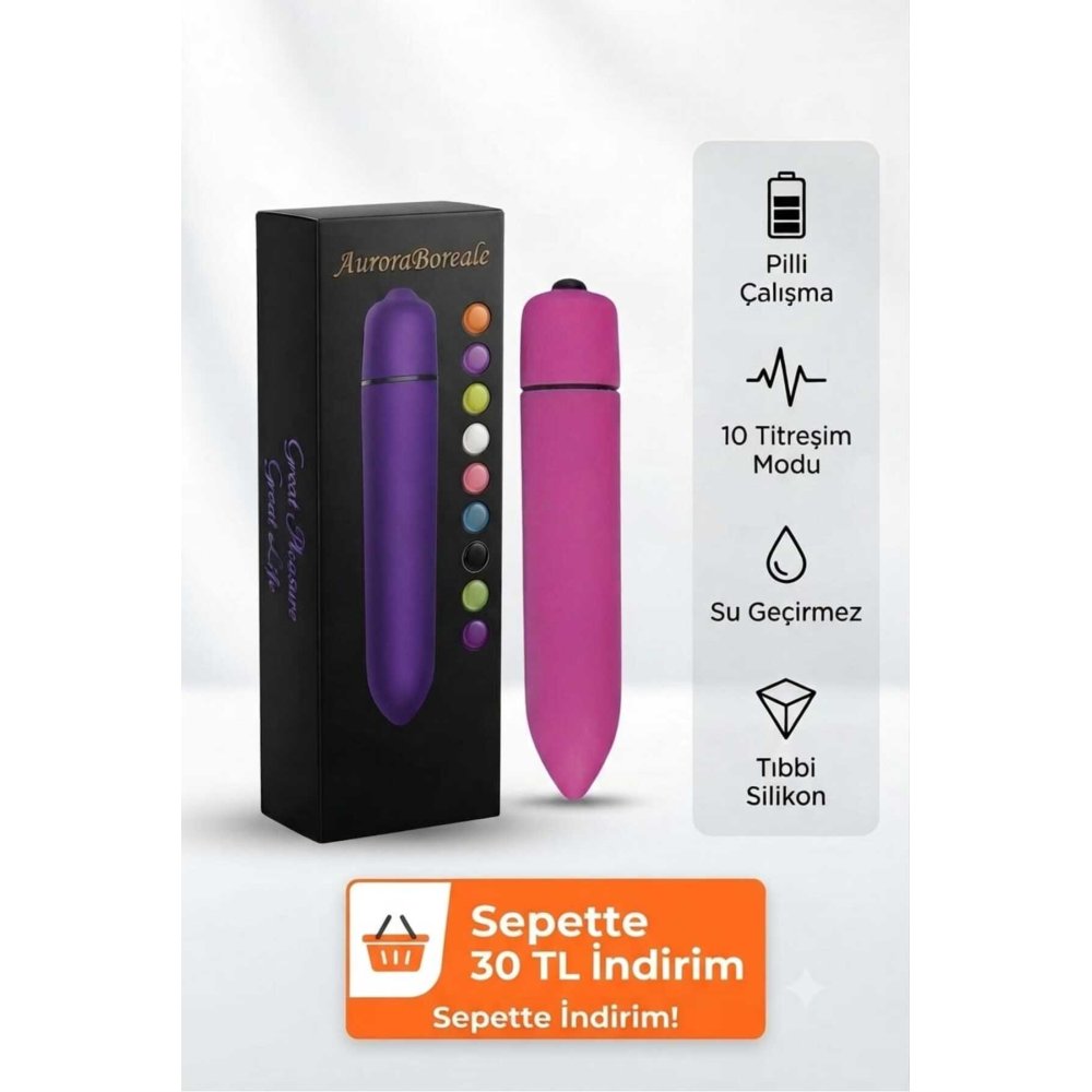 G Noktası Mini Vibratör AuroraBoreale Hediyeli Kayganlaştırıcı — görsel 2