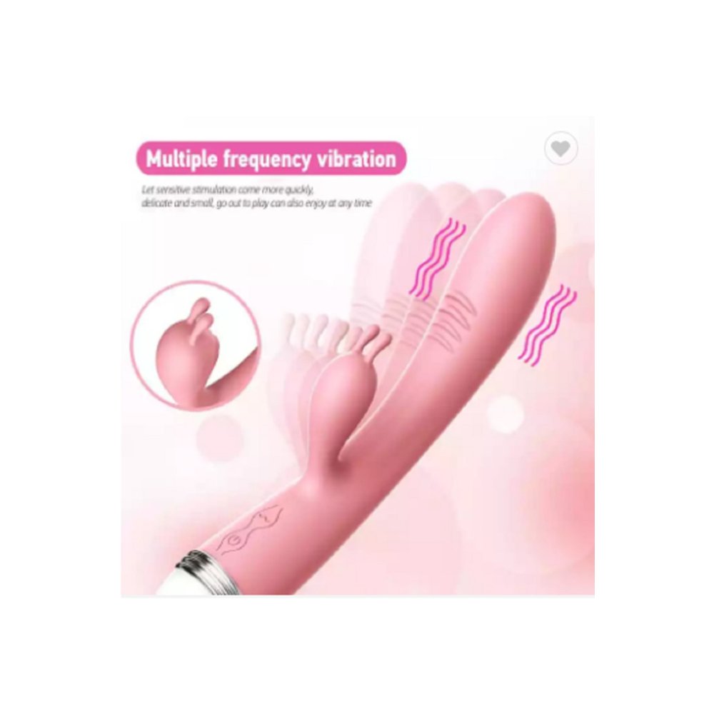 G Spot Tavşan-rabbit Şarjlı Yeni Nesil Çift Titreşimli Vibratör — görsel 3