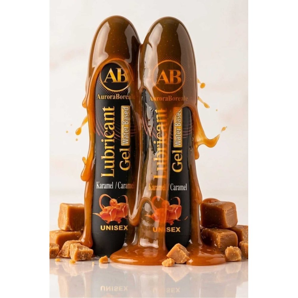 Karamel Aromalı Yenilebilir Kayganlaştırıcı Jel Lubricant Gel 250 ML 2 li Set