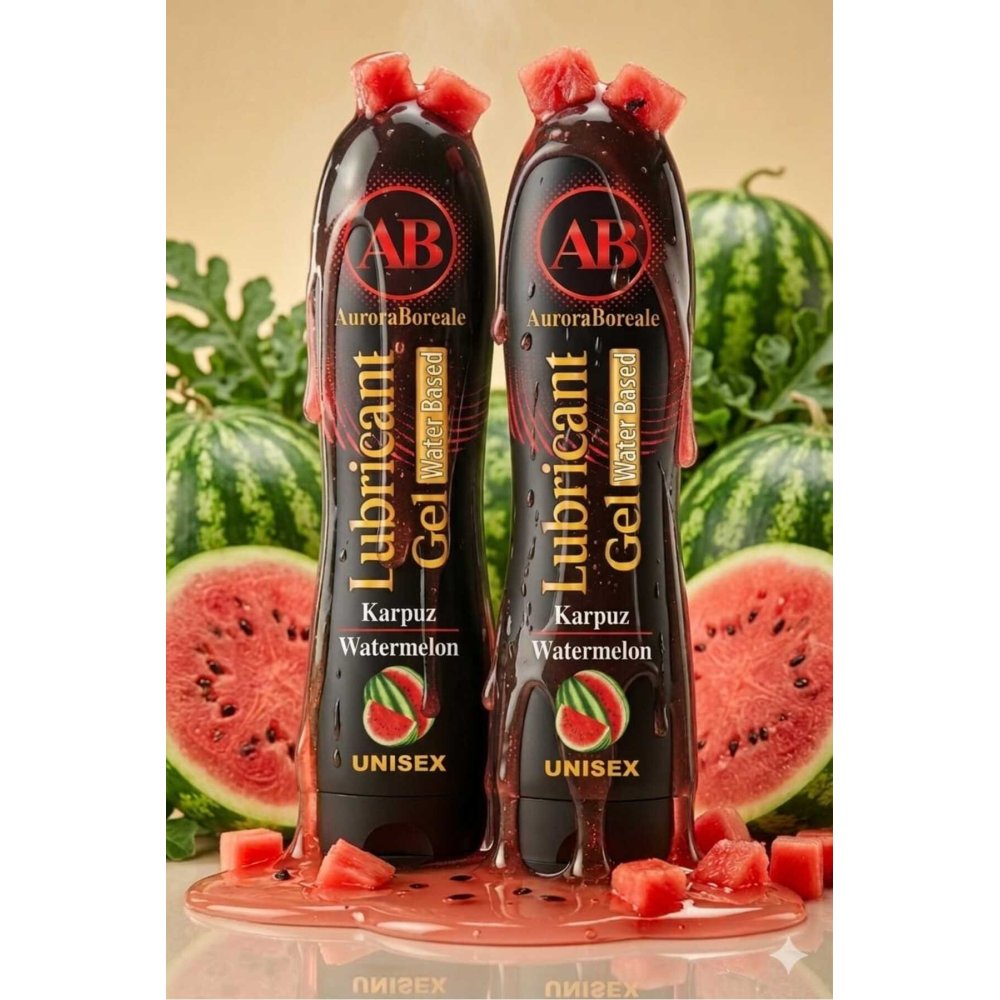 Karpuz Aromalı Premium Kayganlaştırıcı Jel Lubricant Gel 125x125 250 ML 2 li Set