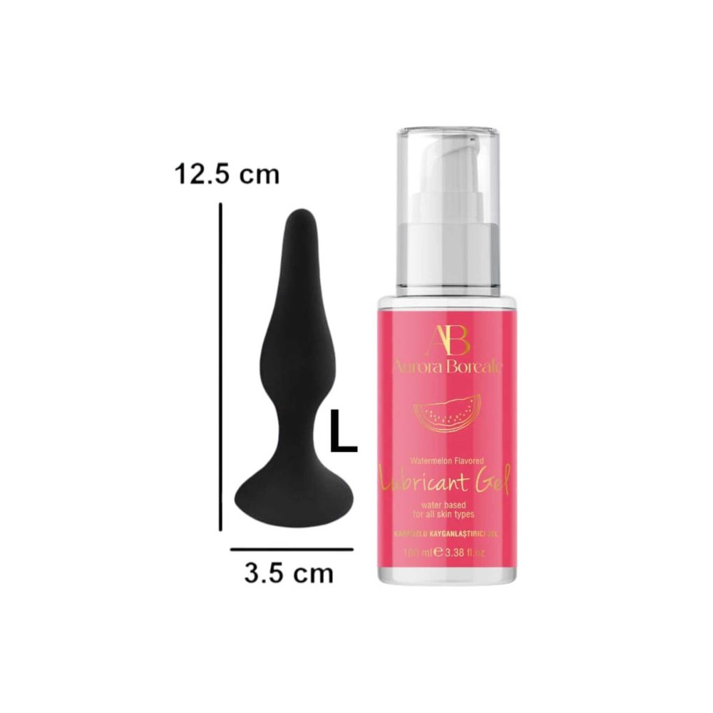 Karpuzlu Kayganlaştırıcı Jel 100 ML L Beden Plug Hediyeli Lubricant Jel