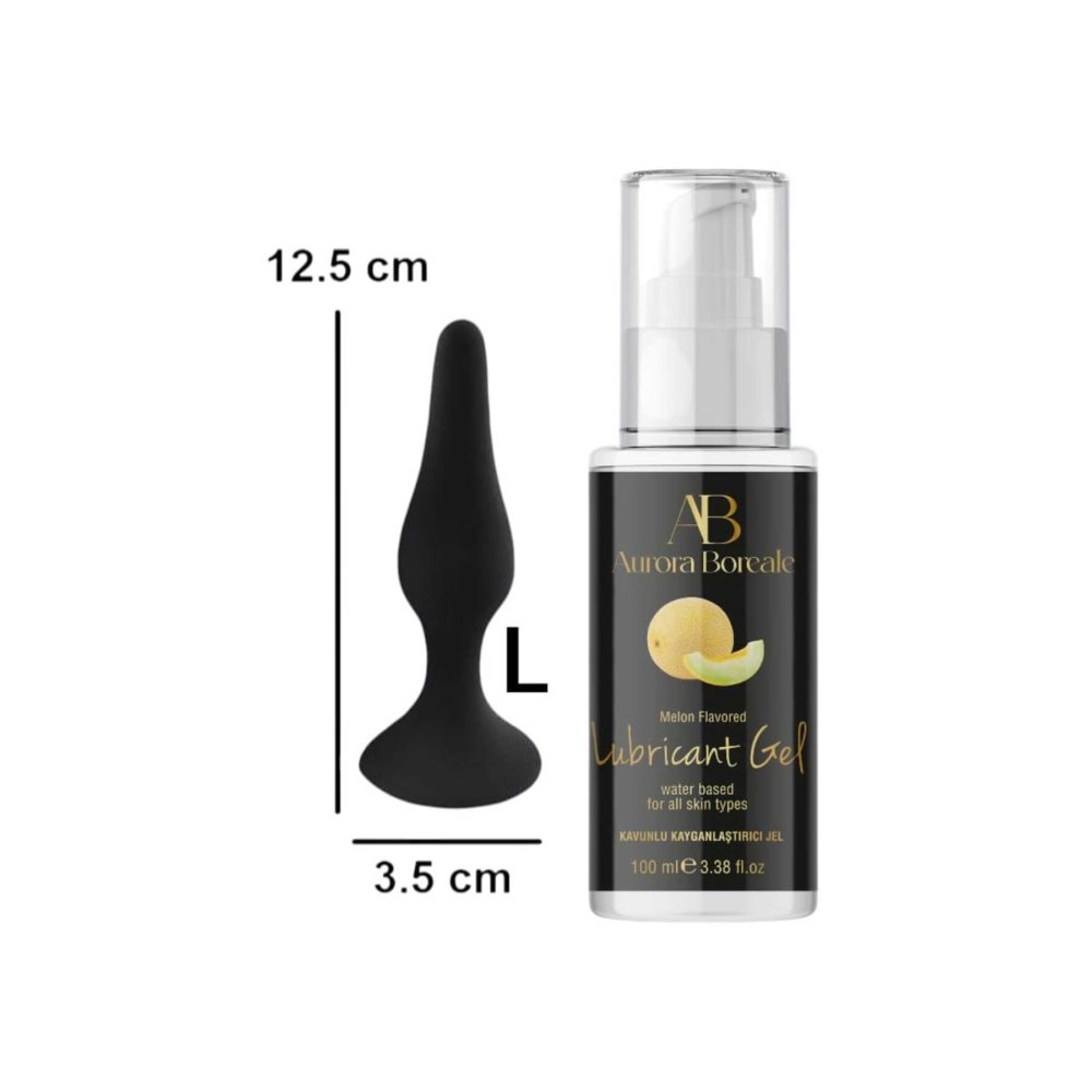 Kavunlu 100 ML Kayganlaştırıcı Jel L Beden Plug Hediyeli Lubricant