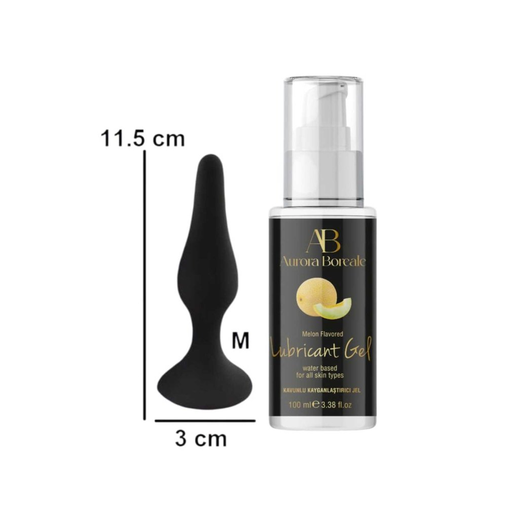 Kavunlu 100 ML Kayganlaştırıcı Jel M Beden Plug Hediyeli Lubricant