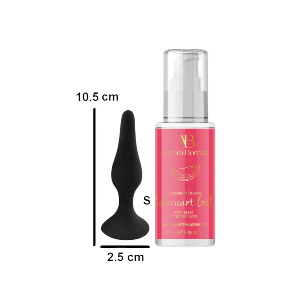 Kayganlaştırıcı Jel 100 ML Karpuzlu S Beden Plug Hediyeli Lubricant