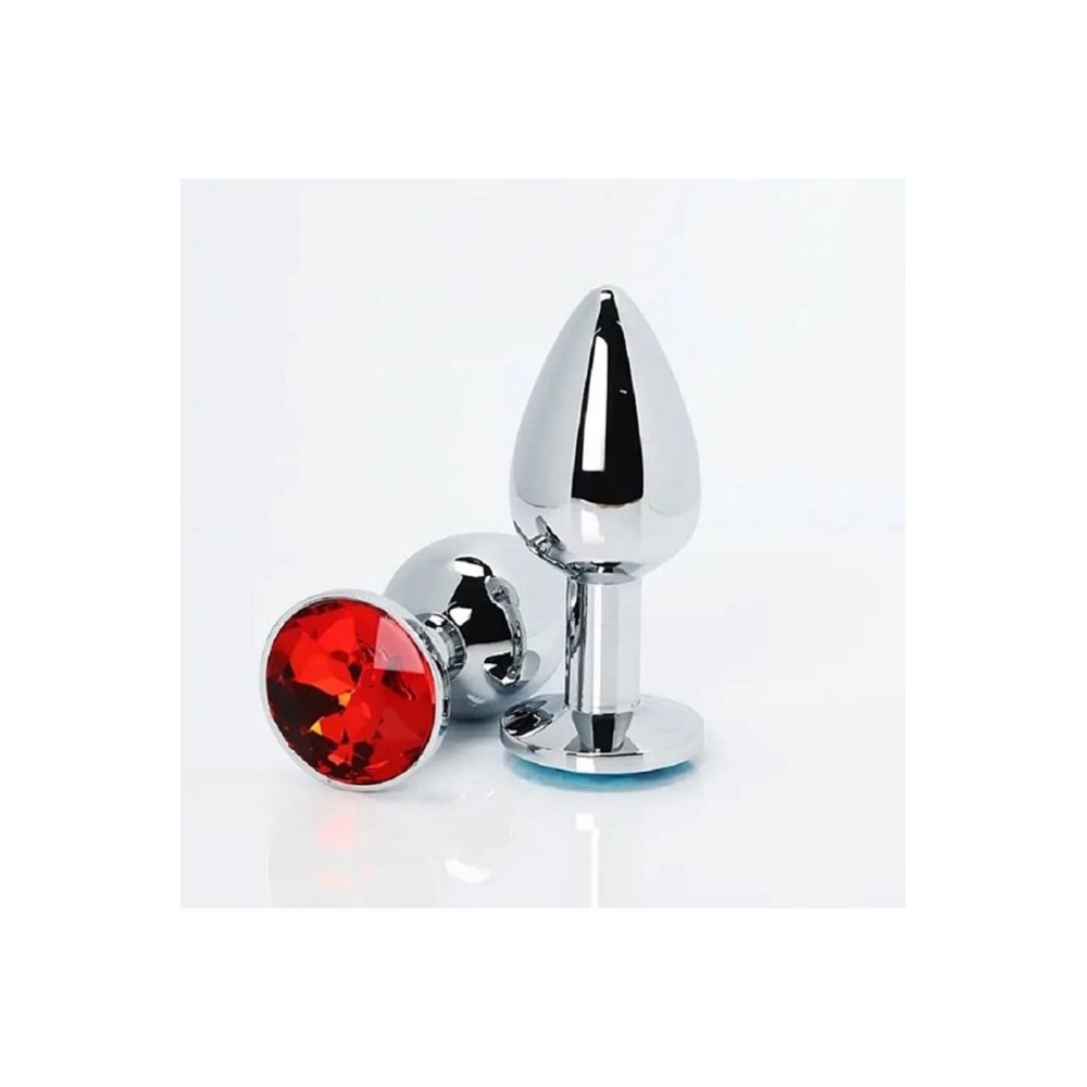 Kırmızı Metal Anal Plug ve Anal Tıkaç Small Modeli — görsel 2
