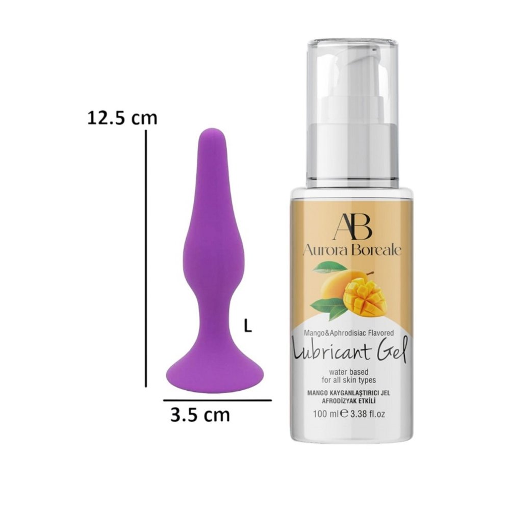 L Beden Anal Oyuncak ve 100 Ml Mangolu Kayganlaştırıcı Jel
