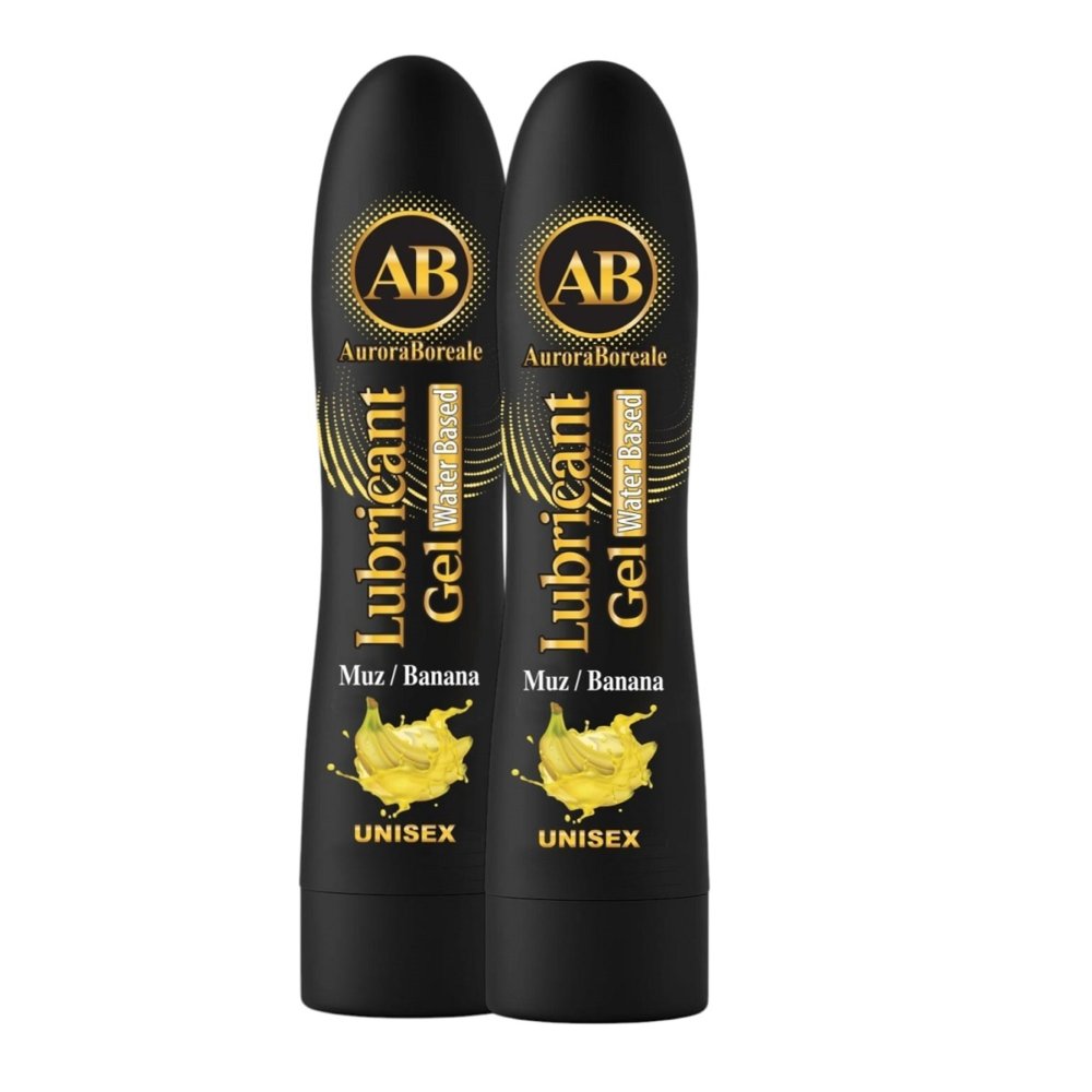 Muz Aromalı Premium Kayganlaştırıcı Jel Lubricant Gel 250 ML 2 li Set — görsel 2