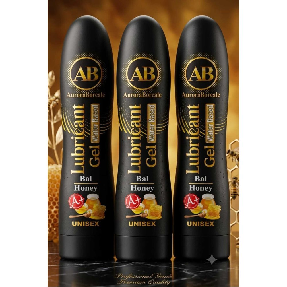 Premium Bal Aromalı Kayganlaştırıcı Lubricant Jel 3x 125 ML Set