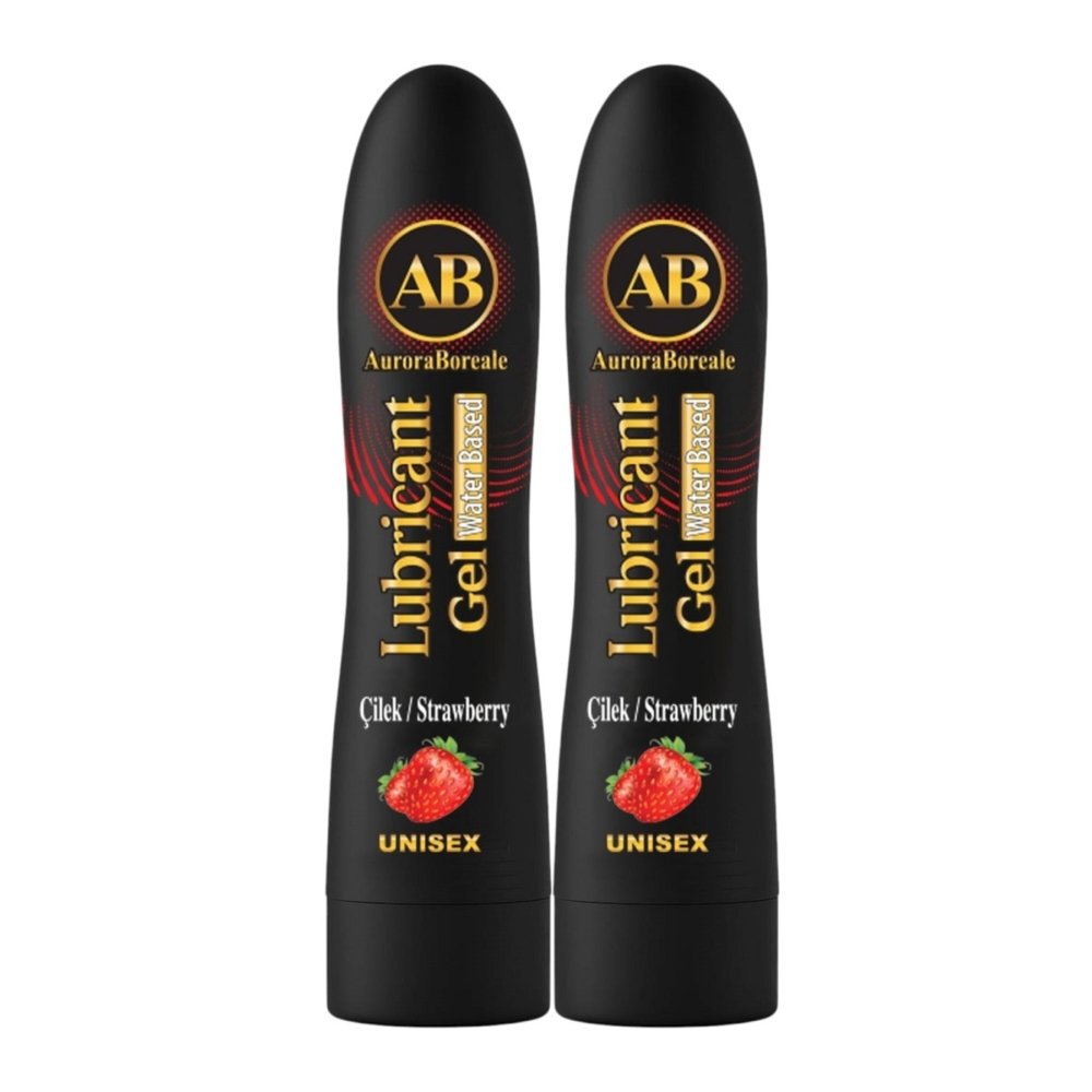 Premium Çilek Aromalı Kayganlaştırıcı Jel Lubricant Gel 250 ML 2 li Set — görsel 2