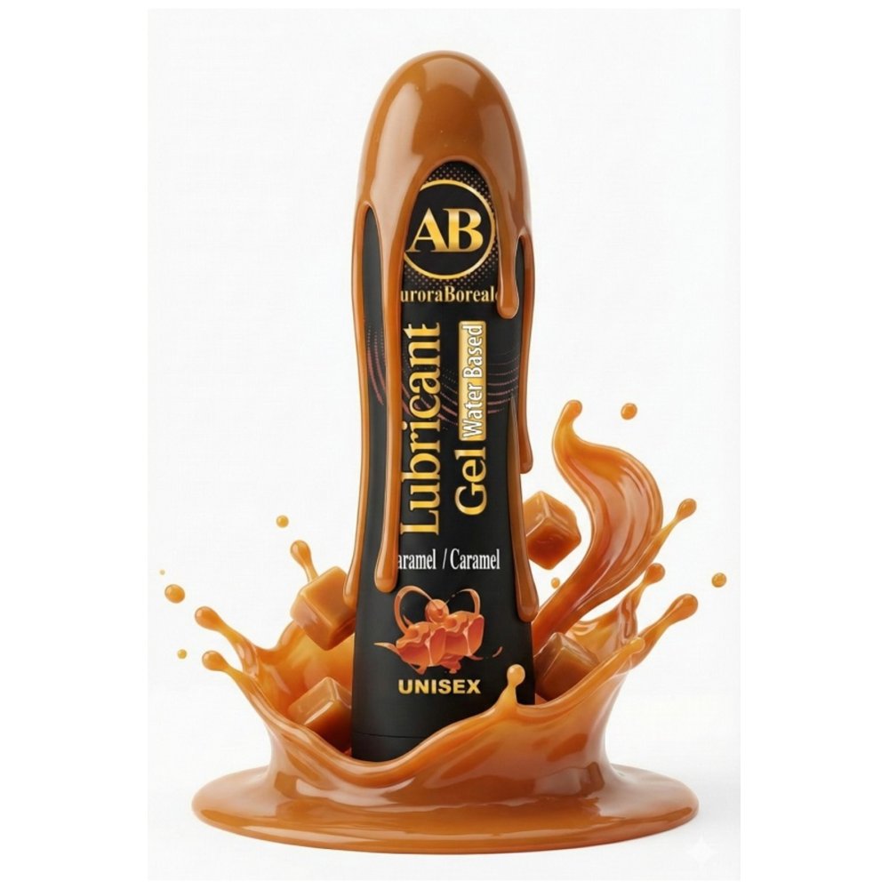 Premium Karamel Aromalı Büyük Boy Kayganlaştırıcı Jel Lubricant