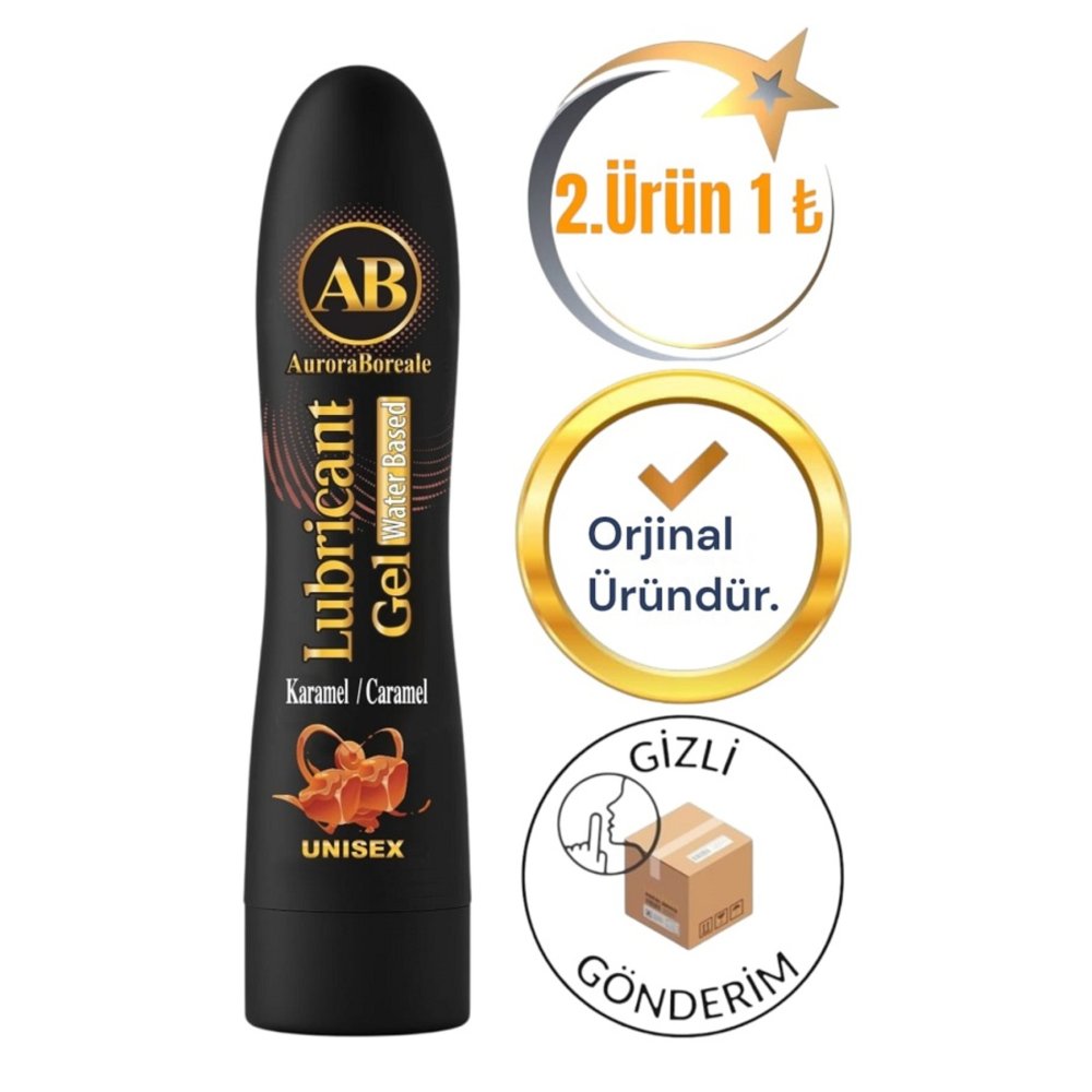 Premium Karamel Aromalı Büyük Boy Kayganlaştırıcı Jel Lubricant — görsel 3