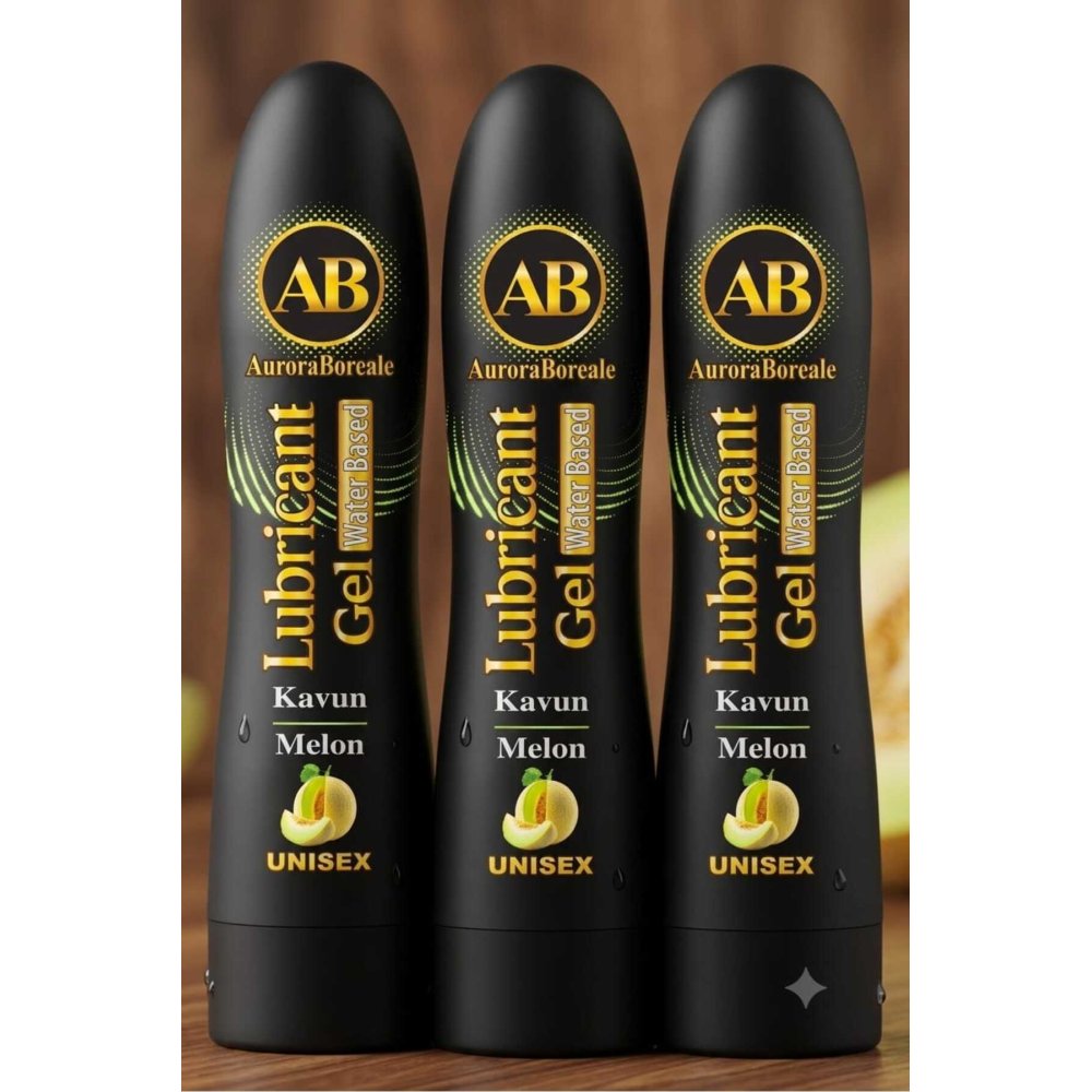 Premium Kavun Aromalı Kayganlaştırıcı Lubricant Jel 3x 125 ML Set