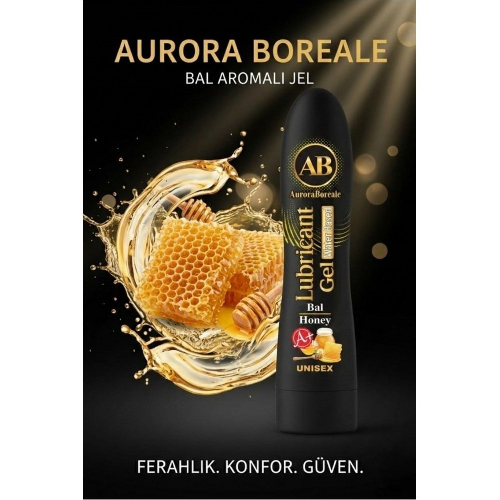 Premium Kayganlaştırıcı Jel Büyük Boy A+ Bal Aromalı Su Bazlı Lubricant Gel — görsel 3