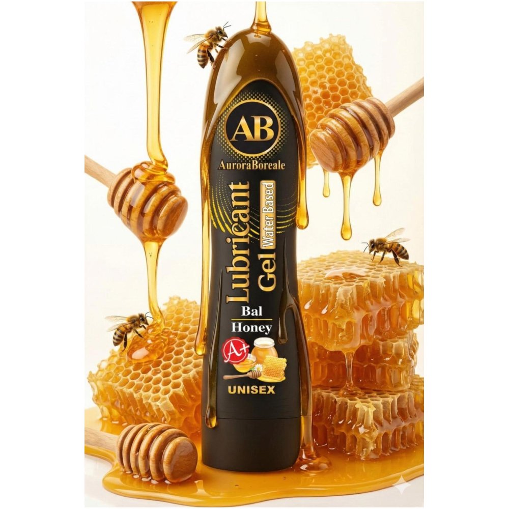 Premium Kayganlaştırıcı Jel Büyük Boy A+ Bal Aromalı Su Bazlı Lubricant Gel — görsel 2