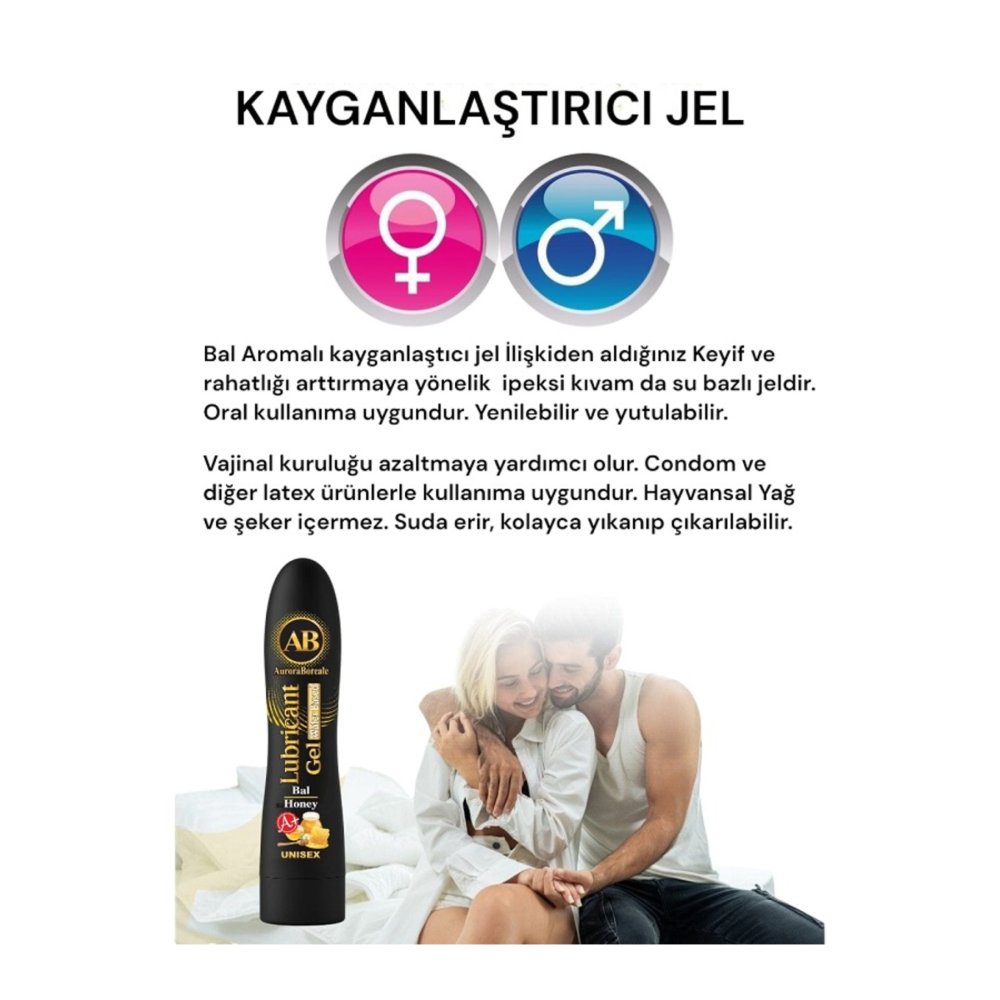 Premium Kayganlaştırıcı Jel Büyük Boy A+ Bal Aromalı Su Bazlı Lubricant Gel — görsel 4