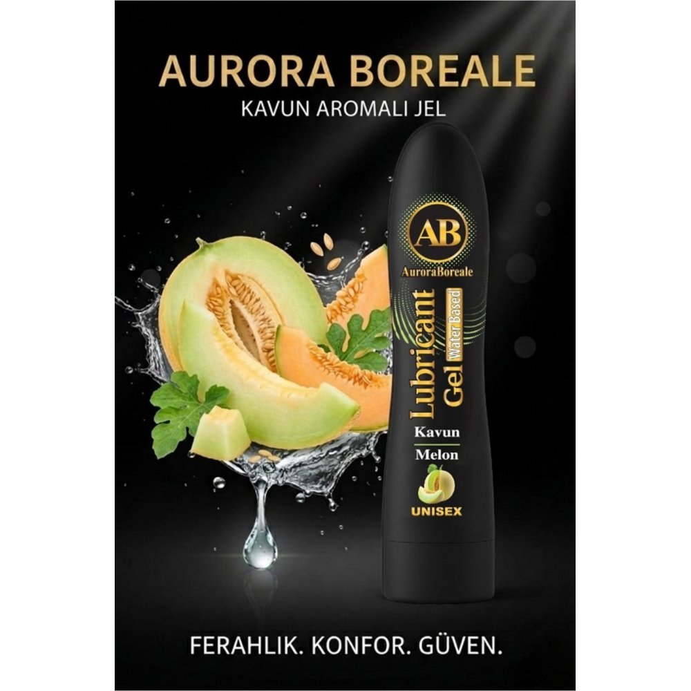 Premium Kayganlaştırıcı Jel Büyük Boy Kavun Aromalı Su Bazlı Lubricant Gel — görsel 3
