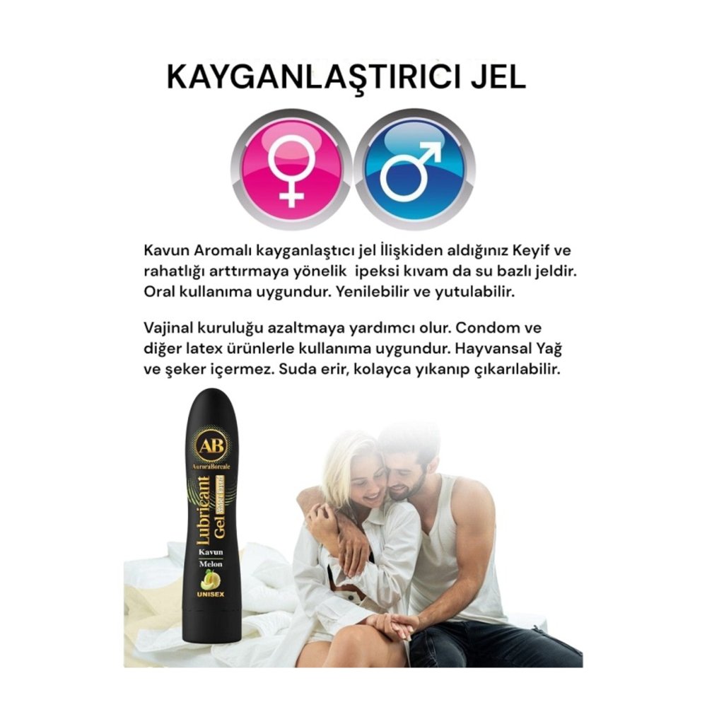 Premium Kayganlaştırıcı Jel Büyük Boy Kavun Aromalı Su Bazlı Lubricant Gel — görsel 4