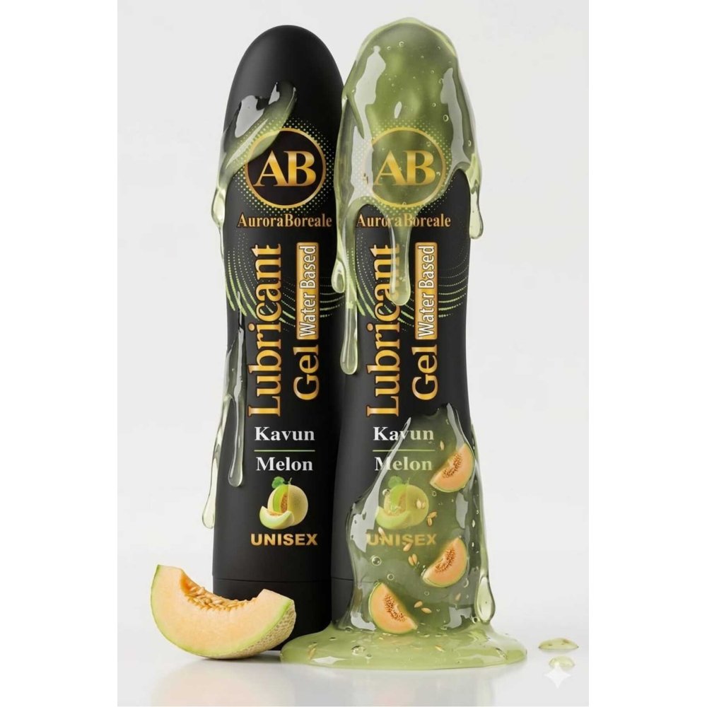 Premium Kayganlaştırıcı Jel Büyük Boy Kavun Aromalı Su Bazlı Lubricant Gel