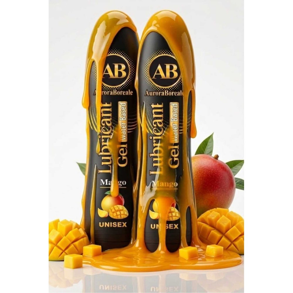 Premium Kayganlaştırıcı Jel Büyük Boy Mango Aromalı Su Bazlı Lubricant Gel